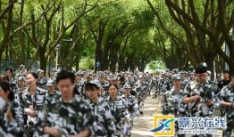 吃瓜看别人军训,青春的汗水与欢笑