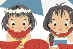 吃瓜头像卡通可爱