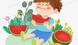 动漫吃瓜图文素材